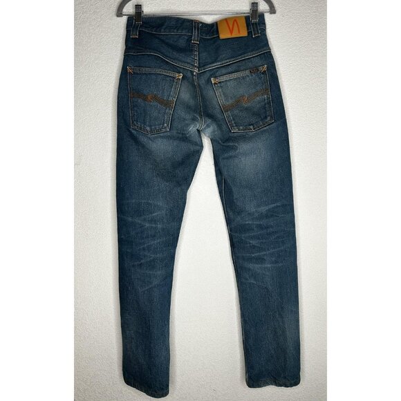 Nudie Jeans Jeans Mens 29x29 Even Steven Straight Leg Selvedge Organic Denim - Picture 3 of 15